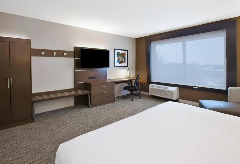 キングサイズベッドのスーペリアルーム, Holiday Inn Express & Suites Okemos   University Area, An Ihg