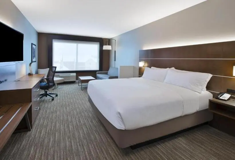 キングサイドベッドのスタンダードワンルーム, Holiday Inn Express & Suites Okemos   University Area, An Ihg
