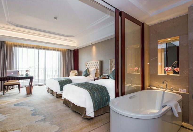 标准间带江景, Qianjiang Junting Hotel, Haining