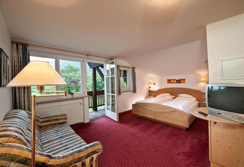 إستديو قياسى مزود بشرفة, Alpwellhotel Burggräfler