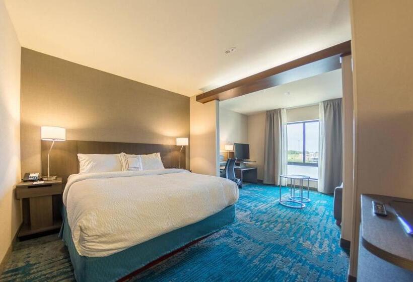 Люкс Кровать Кинг, Fairfield Inn & Suites By Marriott Des Moines Altoona