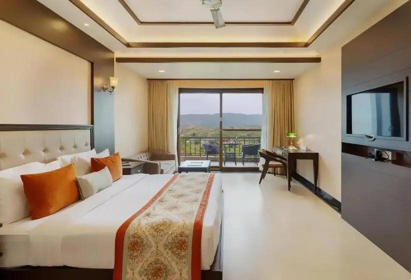 キングサイズベッドのスタンダードルーム, Mahua Bagh Resort Kumbhalgarh