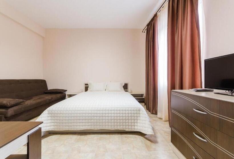 스탠다드 룸 더블 침대 2개, семеен хотел пауталия