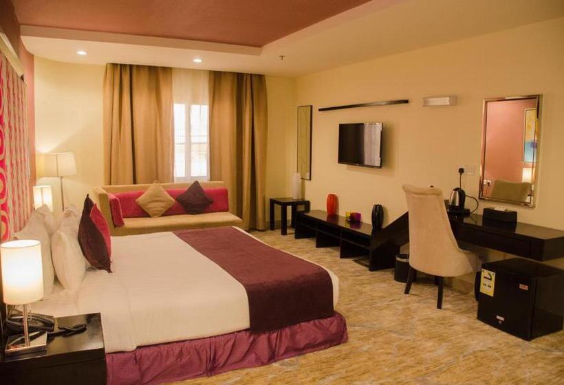 غرفة ديلوكس سرير كينج, Swiss Spirit Hotel & Suites Taif