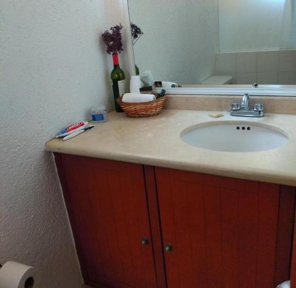 غرفه قياسيه سريرين مزدوجين, Casa Cielito Mexicano