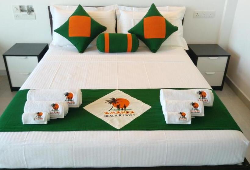חדר דלוקס לשלושה עם נו לים, Amanda Beach Resort