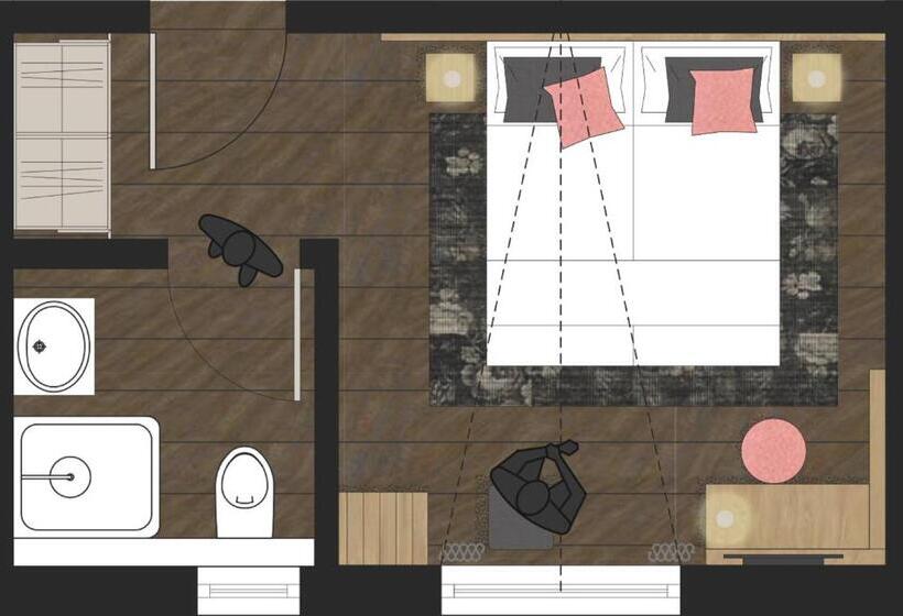 غرفة كومفورت, Statthotel Weimar