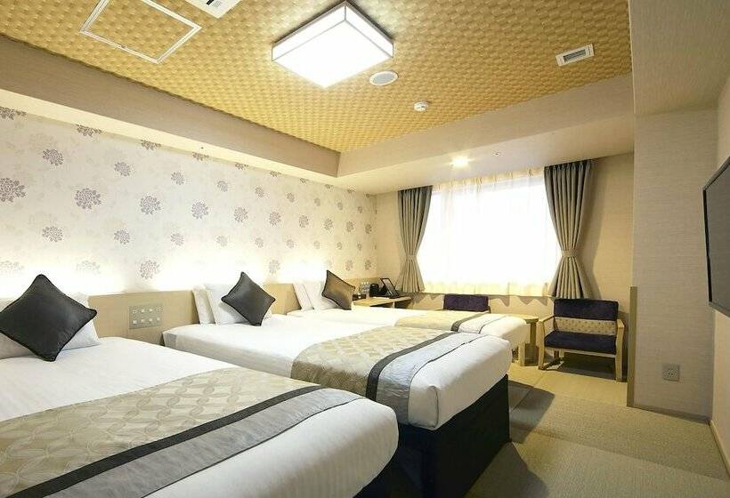 اتاق استاندارد سه نفره, Hot Spring Osaka Hinode Hotel Nipponbashi