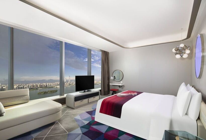 标准间带双人床, W Suzhou   Jinji Lake