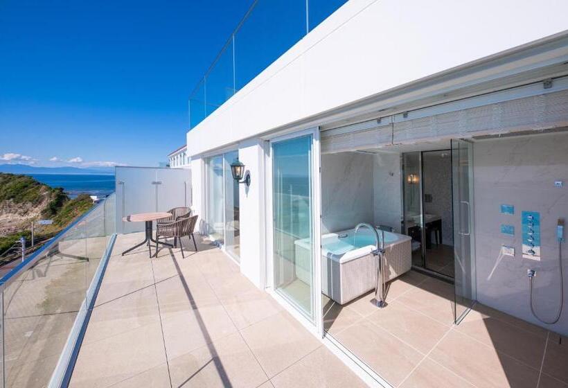 סוויטה עם מרפסת, Hayama Hotel Otowa No Mori