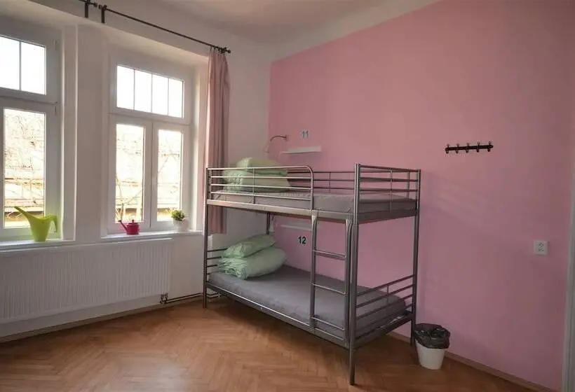 Neljän hengen Economy-huone jaetulla kylpyhuoneella, Travel&joy Backpackers