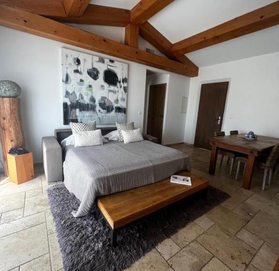 Люкс с Террасой, Auberge De L Oumède