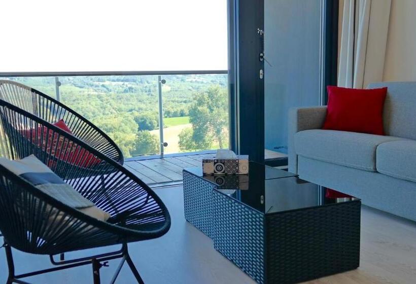 غرفة ديلوكس مزودة بشرفة, Villa Lascaux, Maison D Hôtes