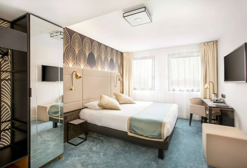 클래식 룸 더블 침대, Best Western Hôtel Journel Saint Laurent Du Var