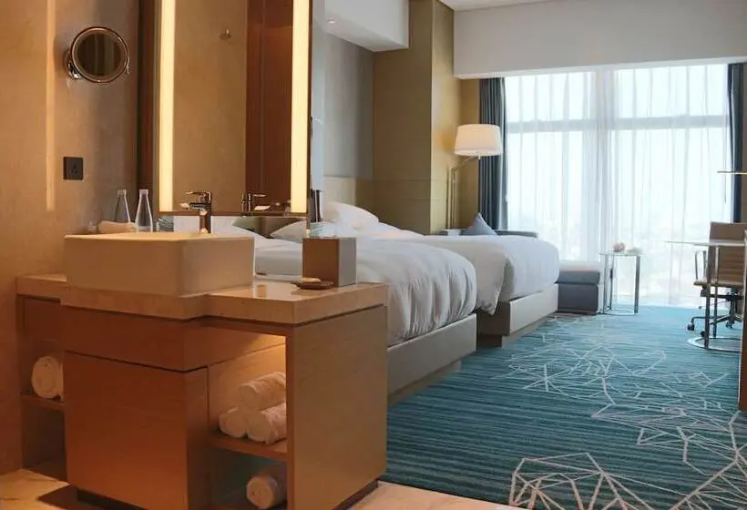 ２ダブルベッドのスタンダードルーム, Courtyard By Marriott Shunde Longjiang, Near Lecong