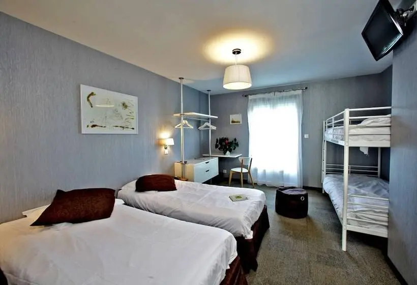 Standard 4 Pers. Værelse, Auberge De Moricq
