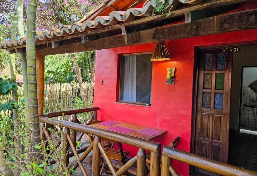 스탠다드 트리플 발코니 룸, Pousada E Hostel Pé No Mato