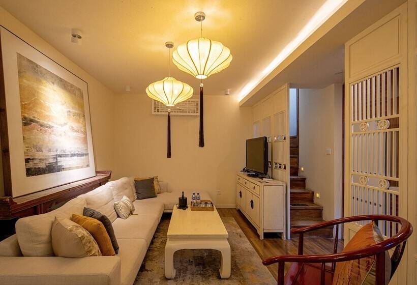 패밀리 룸, Beijing Le Zai Nan Luo Gu Xiang Wang Fu Jing Forbidden City Courtyard