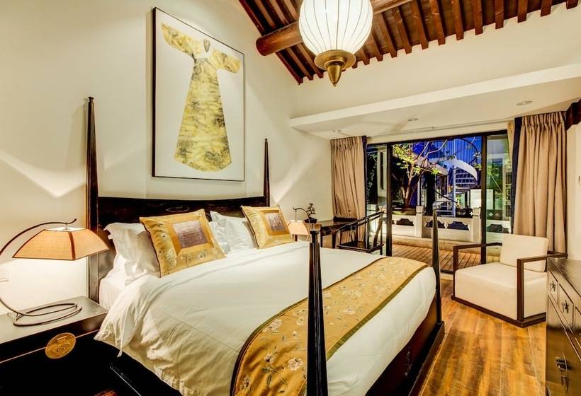 패밀리 룸, Beijing Le Zai Nan Luo Gu Xiang Wang Fu Jing Forbidden City Courtyard