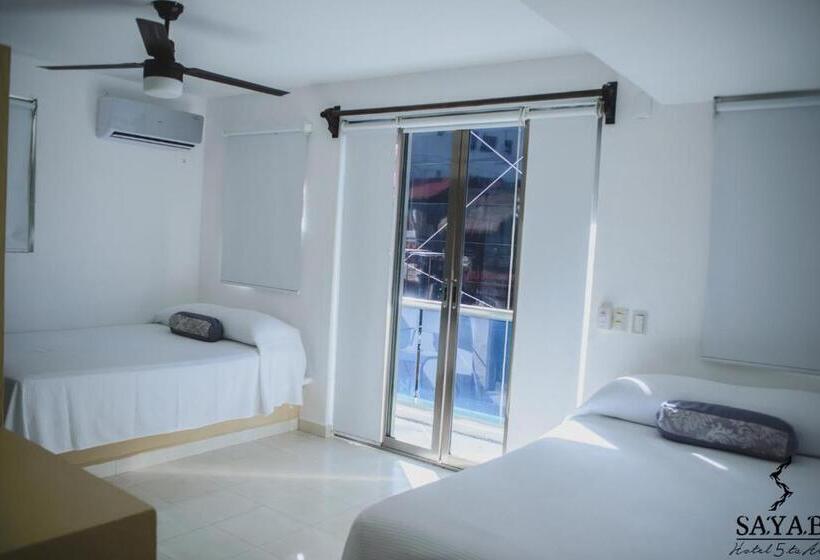 חדר לארבעה סטנדרטי עם מרפסת, Sayab 5ta Avenida