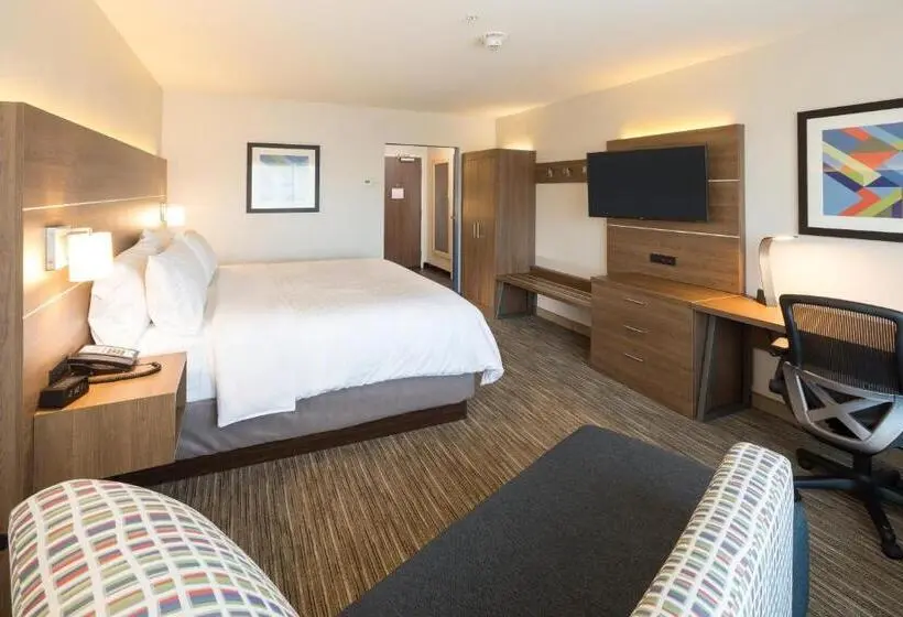 キングサイズベッドのスタンダードルーム, Holiday Inn Express & Suites   Kalamazoo West, An Ihg