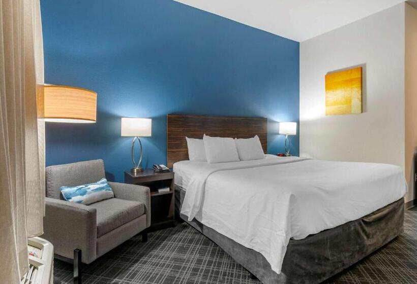 适合残疾人士使用的带超级大床的标准间, Comfort Inn St Louis Airport