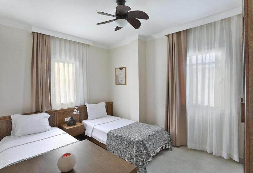 דירת חדר בקומת קרקע, Lavinya Otel