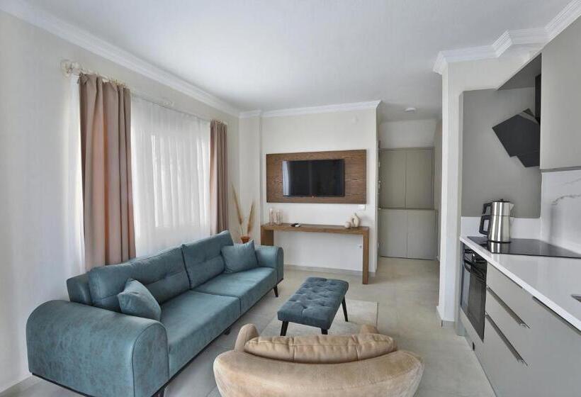 דירת חדר בקומת קרקע, Lavinya Otel