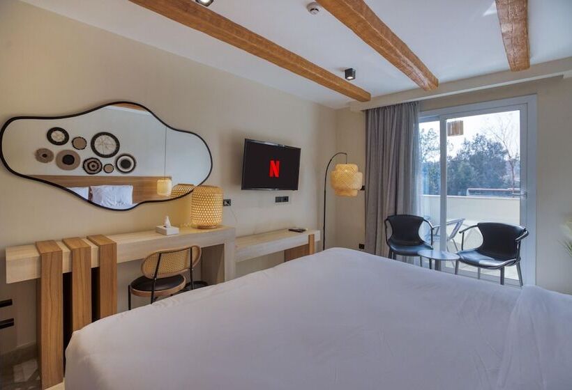 اتاق دلوکس با تخت کینگ و چشمانداز, La Boutique Hôtel - Vue Des Pyramides