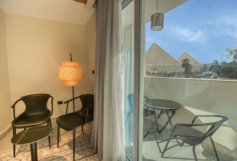 اتاق لوکس با چشمانداز, La Boutique Hôtel - Vue Des Pyramides