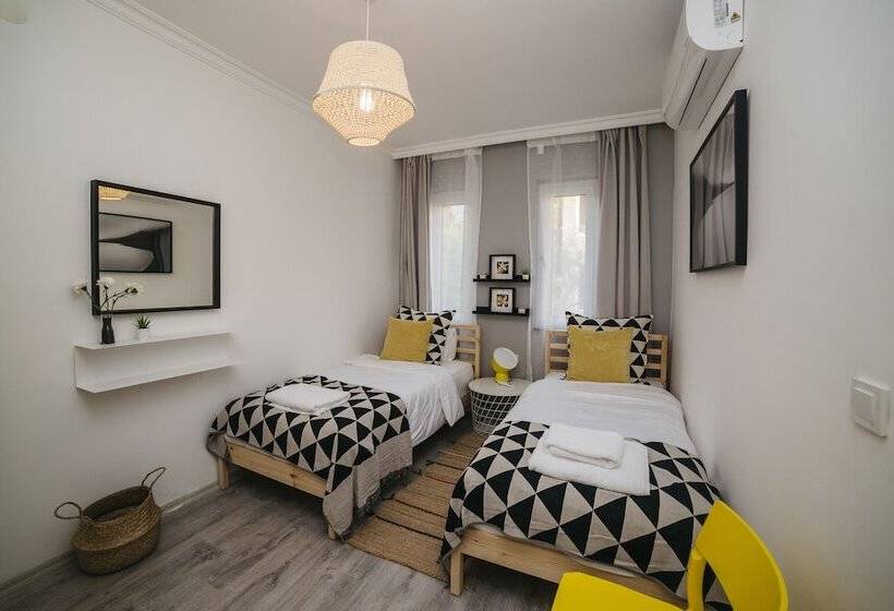 2人卧室家庭公寓, True Blue Boutique Hotel Kalkan