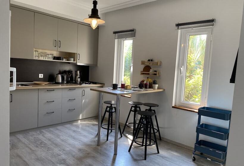 2人卧室家庭公寓, True Blue Boutique Hotel Kalkan