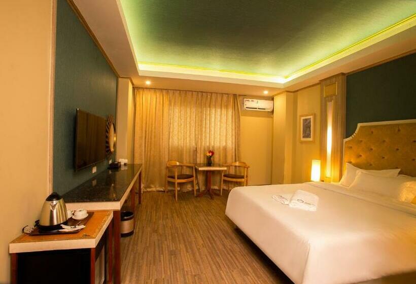 디럭스 룸 킹사이즈 침대, Appleton Boutique Hotel Mactan Cebu