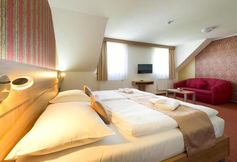 Люкс Кровать Кинг, Wellness Penzion Medličky