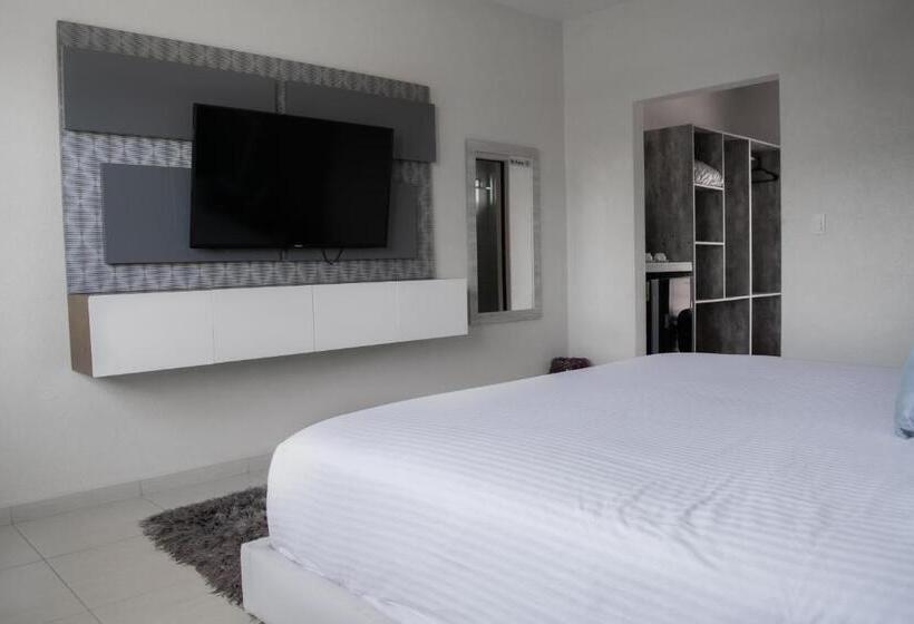 חדר דחוקס עם מיטת קינג, Aquetzalli