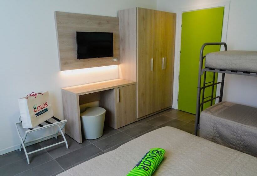 חדר סטנדרט לארבעה, Color Green Village Cesenatico Family