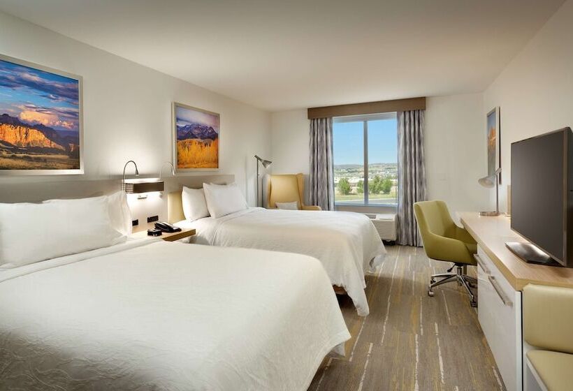 带2个双人床的标准工作室, Hilton Garden Inn Lehi