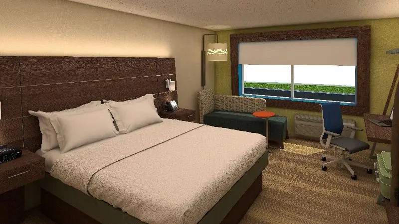 キングサイズベッドのスタンダードルーム, Holiday Inn Express & Suites Findlay North, An Ihg
