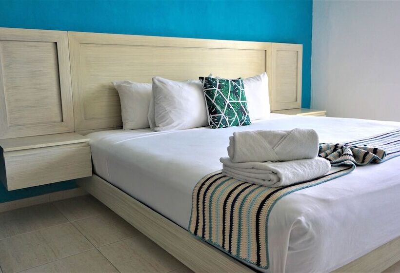 Habitació Estàndard amb Balconada, Mar Bohemio
