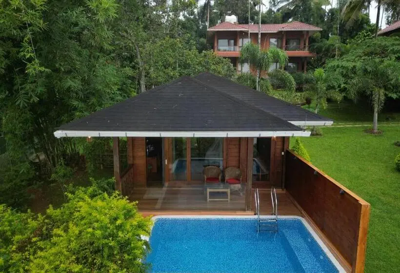 Huvila, 1 makuuhuone ja uima-allas, Lakerose Wayanad Resort