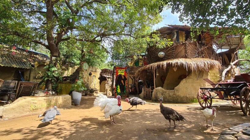 ‫غرفة فردية مزودة بتراس, Humbhaha Jungle Yala Nature Eco Resort