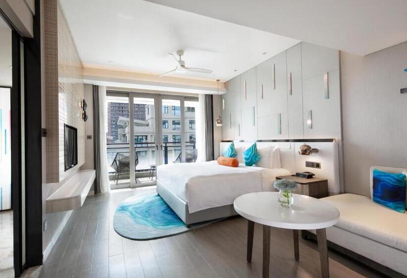 חדר דחוקס עם מיטת קינג, Wingate By Wyndham Sanya Luhuitou