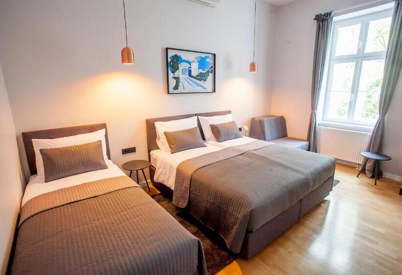 חדר סטודיו סטנדרד, Zagreb City Vibe Apartments & Rooms