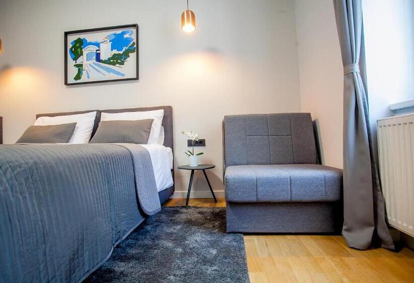 חדר סטודיו סטנדרד, Zagreb City Vibe Apartments & Rooms