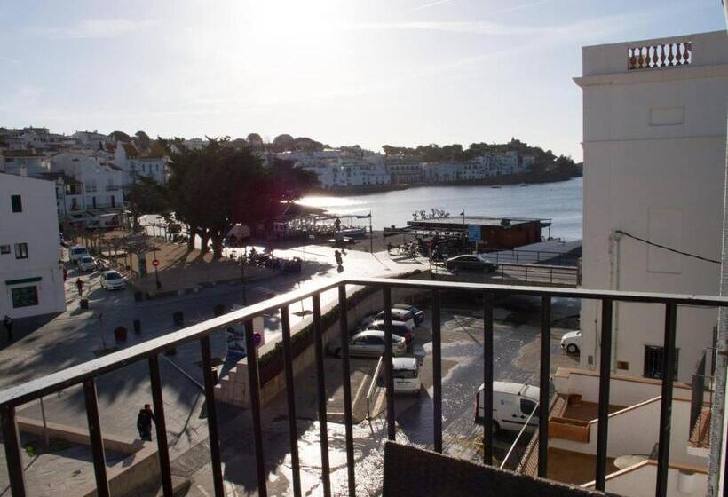 Deluxe-huone Merinäkymä Parveke, Hostal Marina Cadaques