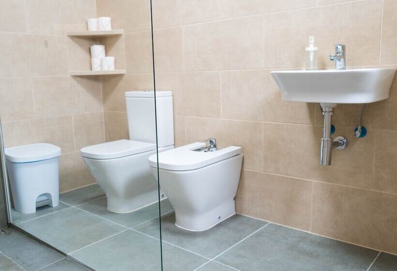 스탠다드 싱글 룸 공동욕실, Pension Alcala