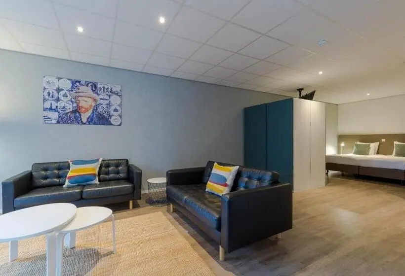 Huoneisto 1 Makuuhuone, Amrâth Apart Hotel Schiphol Badhoevedorp