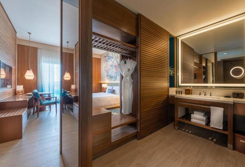 디럭스 룸 킹사이즈 침대, Hard Rock Hotel Desaru Coast