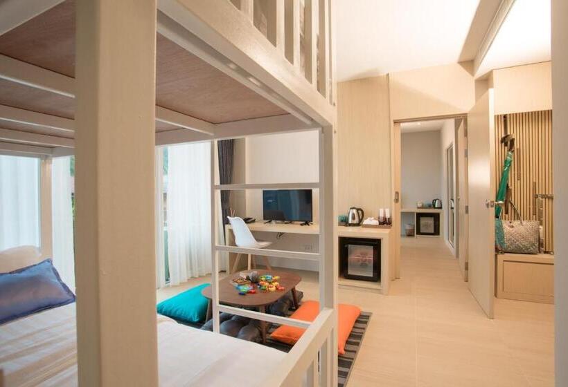 디럭스 패밀리 룸, Lario Hotel Krabi Sha Extra Plus