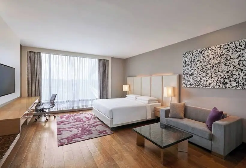 ダブルベッドのスタンダードスタジオ, Marriott Executive Apartments Hyderabad